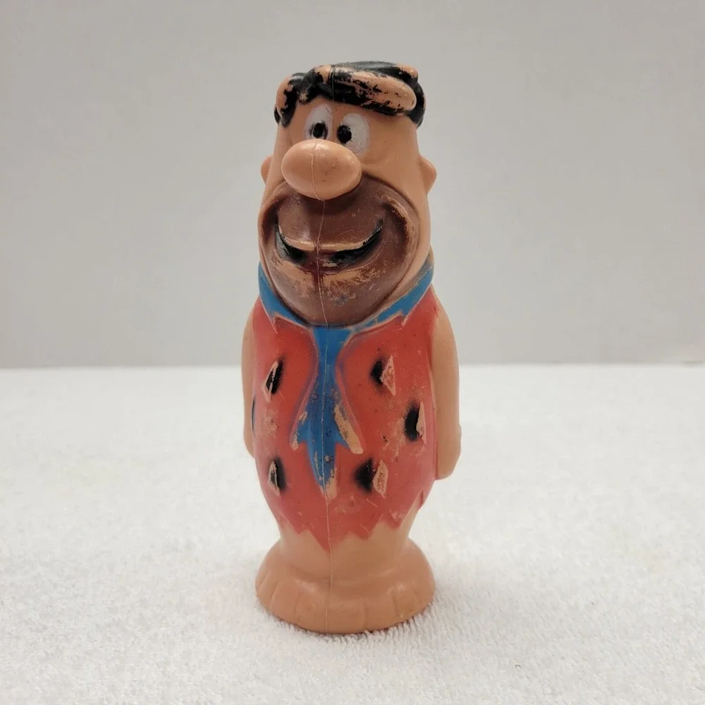 1960's Vintage Fred Flintstone Soft Bath‎ Toy